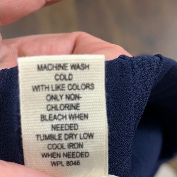 Maison Jules Navy Blue Flutter Dress Shorts Size S - Picture 5 of 6